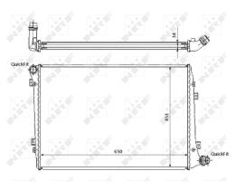 Nrf 53814 - RADIADOR ALUMINIO AUDI