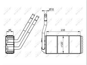 Nrf 54263 - CALEFACTOR LAND ROVER