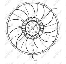 Nrf 47422 - ELECTROVENTILADOR VW/AUDI A6