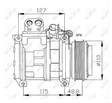 Nrf 32048G - COMPRESOR BMW