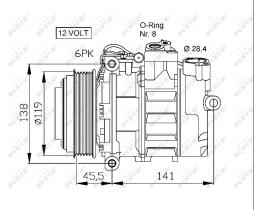 Nrf 32053G - COMPRESOR MERCEDES