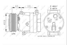 Nrf 32102G - COMPRESOR RENAULT