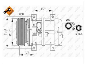 Nrf 32112G - COMPRESOR VOLVO