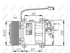 Nrf 32120G - COMPRESOR SCANIA