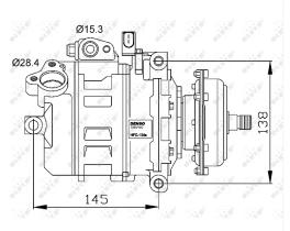 Nrf 32148G - COMPR.TRANSPORTER T5 2.5 TDI