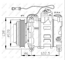 Nrf 32167G - COMPRESOR AUDI (VAG)