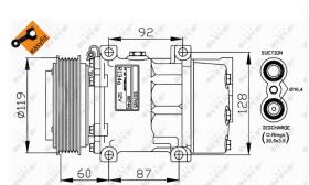 Nrf 32170G - COMPRESOR RENAULT