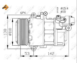 Nrf 32184G - COMPRESOR BMW