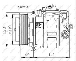 Nrf 32215G - COMPRESOR MERCEDES