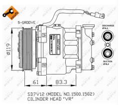 Nrf 32219G - COMPR.BERLINGO/XSARA/106/306