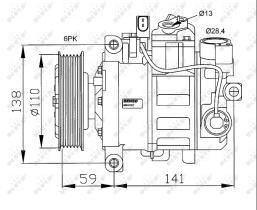 Nrf 32229G - COMPRESOR AUDI -SEAT-SKODA-VW