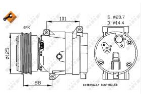 Nrf 32231G - COMPRESOR RENAULT