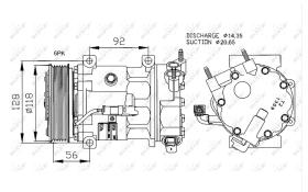 Nrf 32240G - COMPRESORES PEUGEOT C4/307