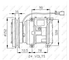 Nrf 32243G - COMPRESORES KOMATSU PW130ES/PC SE