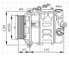 Nrf 32256G - COMPR.W203 C240/W211 E240 E320 E500