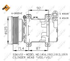 Nrf 32259G - COMPRESOR RENAULT