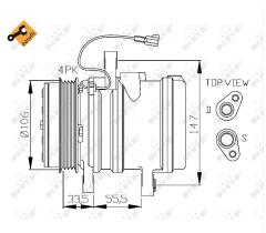 Nrf 32436G - COMPRESOR CHEVROLET