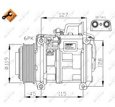 Nrf 32453G - COMPRESOR MERCEDES