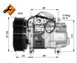 Nrf 32457G - COMPRESORES MAZDA SERIE 5 Y 6