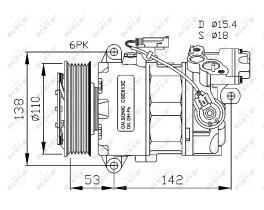 Nrf 32463G - COMPRESOR BMW