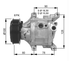 Nrf 32466G - COMPRESOR FIAT-LANCIA