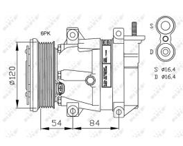 Nrf 32484G - COMPRESOR CHEVROLET