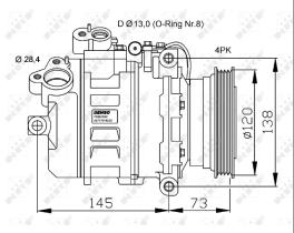 Nrf 32519G - COMPRESORES BMW SR 5 525TDS