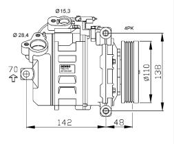 Nrf 32534G - COMPRESOR BMW