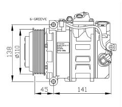 Nrf 32674G - COMPRESOR MERCEDES