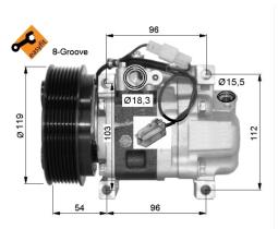 Nrf 32688G - COMPRESOR MAZDA