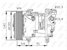 Nrf 32690G - COMPRESOR NISSAN