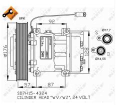 Nrf 32700G - COMPRESOR VOLVO