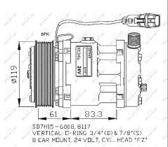 Nrf 32706G - COMPRESOR MAN