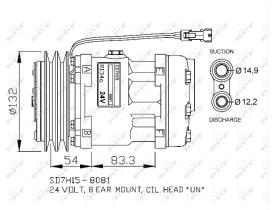 Nrf 32732G - COMPRESOR RENAULT TRUCKS