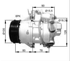 Nrf 32736G - COMPRESOR TOYOTA