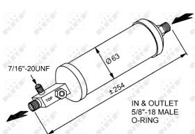 Nrf 33332 - FILTRO DESHIDRATADOR MASSEY FERGUSO