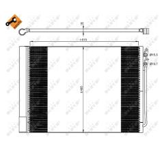 Nrf 350033 - CONDENSADORES BMW 5 ACTIVEHYBRID