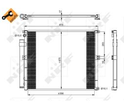 Nrf 350050 - CONDENSADOR TOYOTA