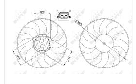 Nrf 47666 - ELECTROVENTILADORES RENAULT TRAFIC