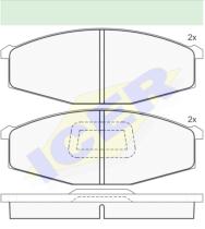 Icer Brakes 140376000 - JGO.PASTILLAS S/A.