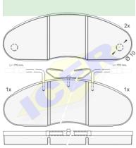 Icer Brakes 140560000 - JGO.PASTILLAS S/A.