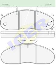 Icer Brakes 140561000 - JGO.PASTILLAS S/A.