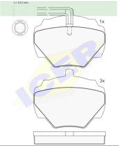 Icer Brakes 140702000 - JGO.PASTILLAS S/AMIANTO