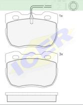 Icer Brakes 140839000 - JGO.PASTILLAS S/AMIANTO