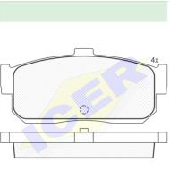 Icer Brakes 140876000 - JGO.PASTILLAS S/AMIANTO