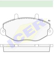 Icer Brakes 140897000 - JGO.PASTILLAS S/AMIANTO