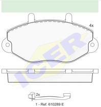 Icer Brakes 140897203 - PASTILLA DE FRENO