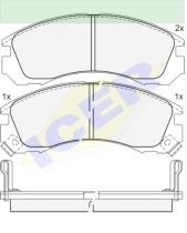 Icer Brakes 140979 - JGO.PASTILLAS S/AMIANTO