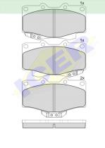 Icer Brakes 141007 - JGO.PASTILLAS S/AMIANTO