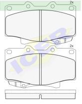 Icer Brakes 141026000 - JGO.PASTILLAS S/AMIANTO